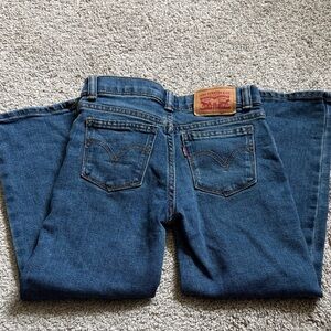 Levi's wide leg denim